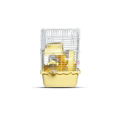 Zampa Hamster Kafesi 23x17x33 Cm Sarı 